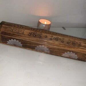Handcrafted Brown Incense Holder